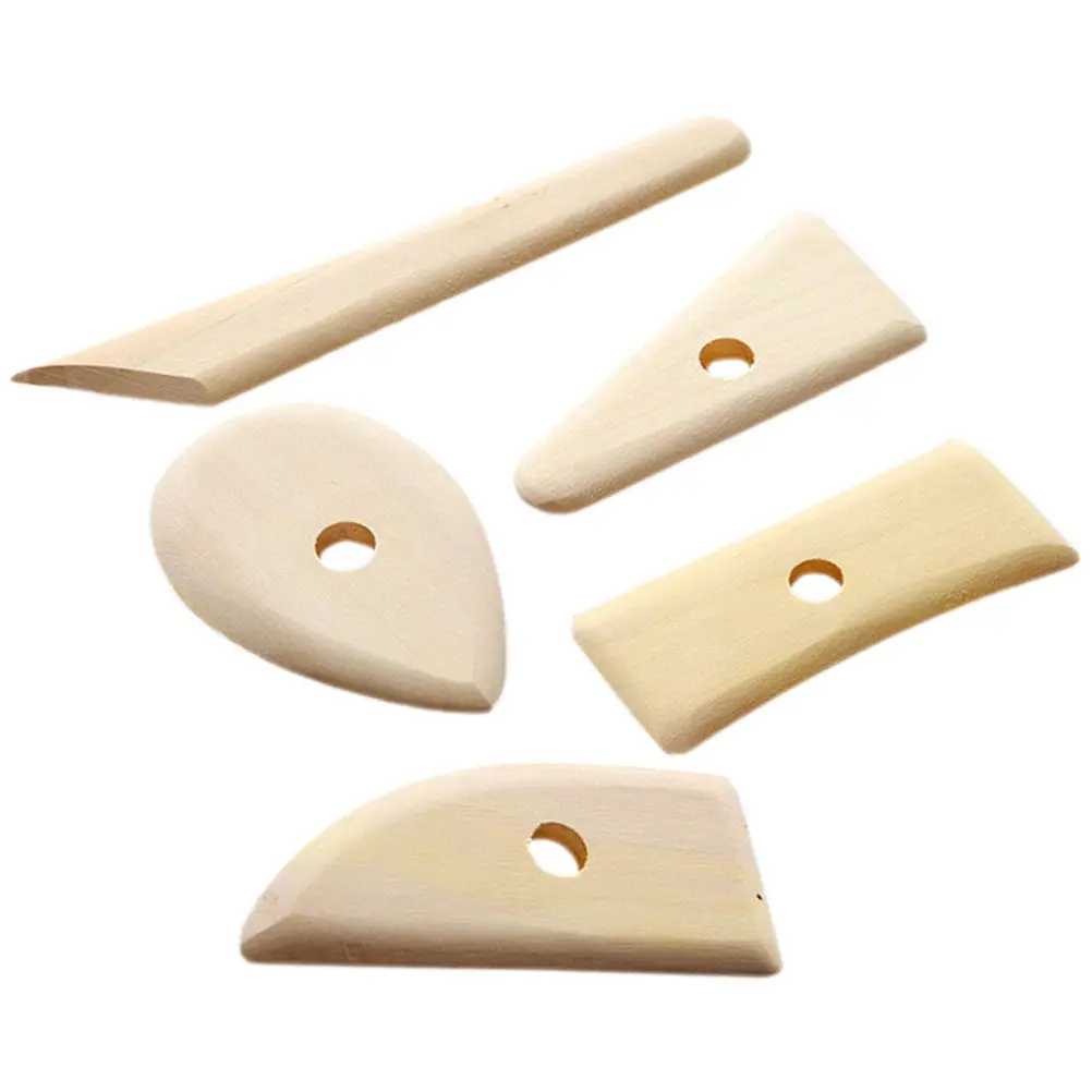 

Набор из 5 инструментов для лепки и гончарного дела: эргономичные ручки, удобный захват, для творчества и моделирования из глины