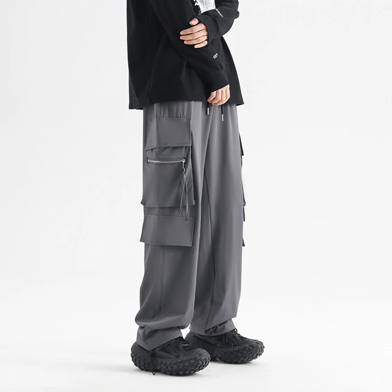 Hip Hop Men‘s Streetwear Pants Men Cargo Pants Jogger Casual Trousers New Multiple Pockets Harem Pants Male Fashion Sweatpants