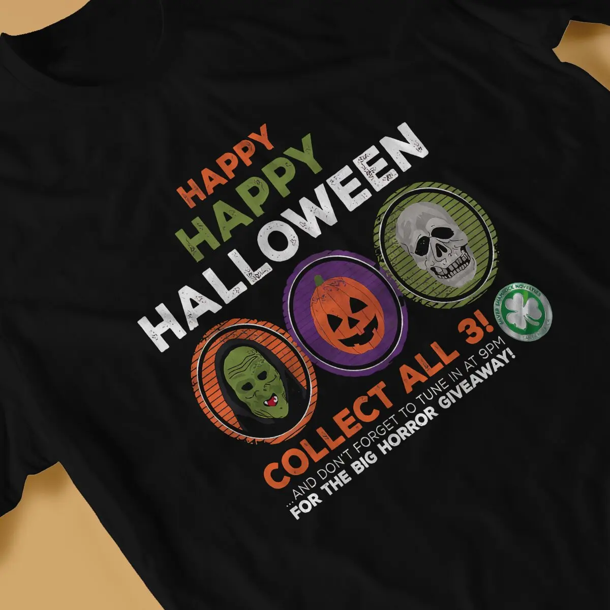 Scary Horror Lover Men's TShirt Happy Happy Halloween Fashion Polyester T Shirt Graphic Sweatshirts Hipster image 3