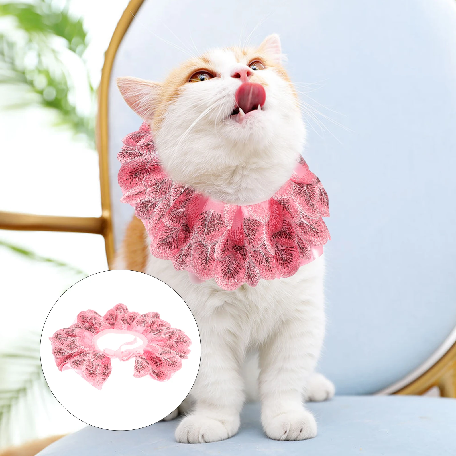 

Pet Bib Washable Dog Scarf Pets Winter Accessories for Small Dogs Scarfs Drool Bibs