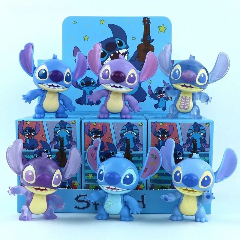 Scatola cieca 6 storie invernali Stitch Handmade Interstellar Baby Doll Blind Box Twisted Egg Doll Machine Ornament