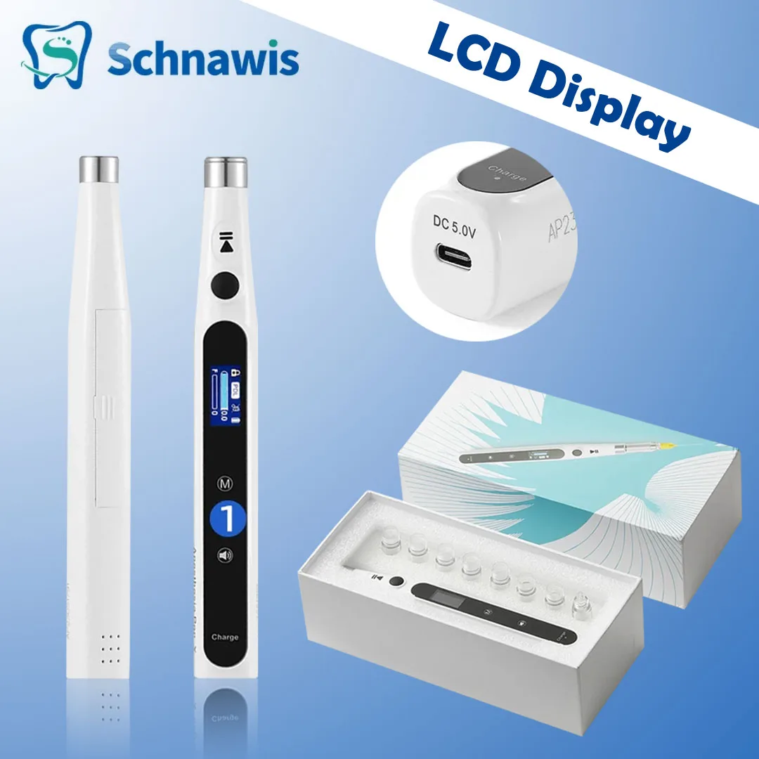 Schnawis Dental Anesthesia Injector Painless Electric Wireless Local Anesthesia with Operable LCD Display Chargeable