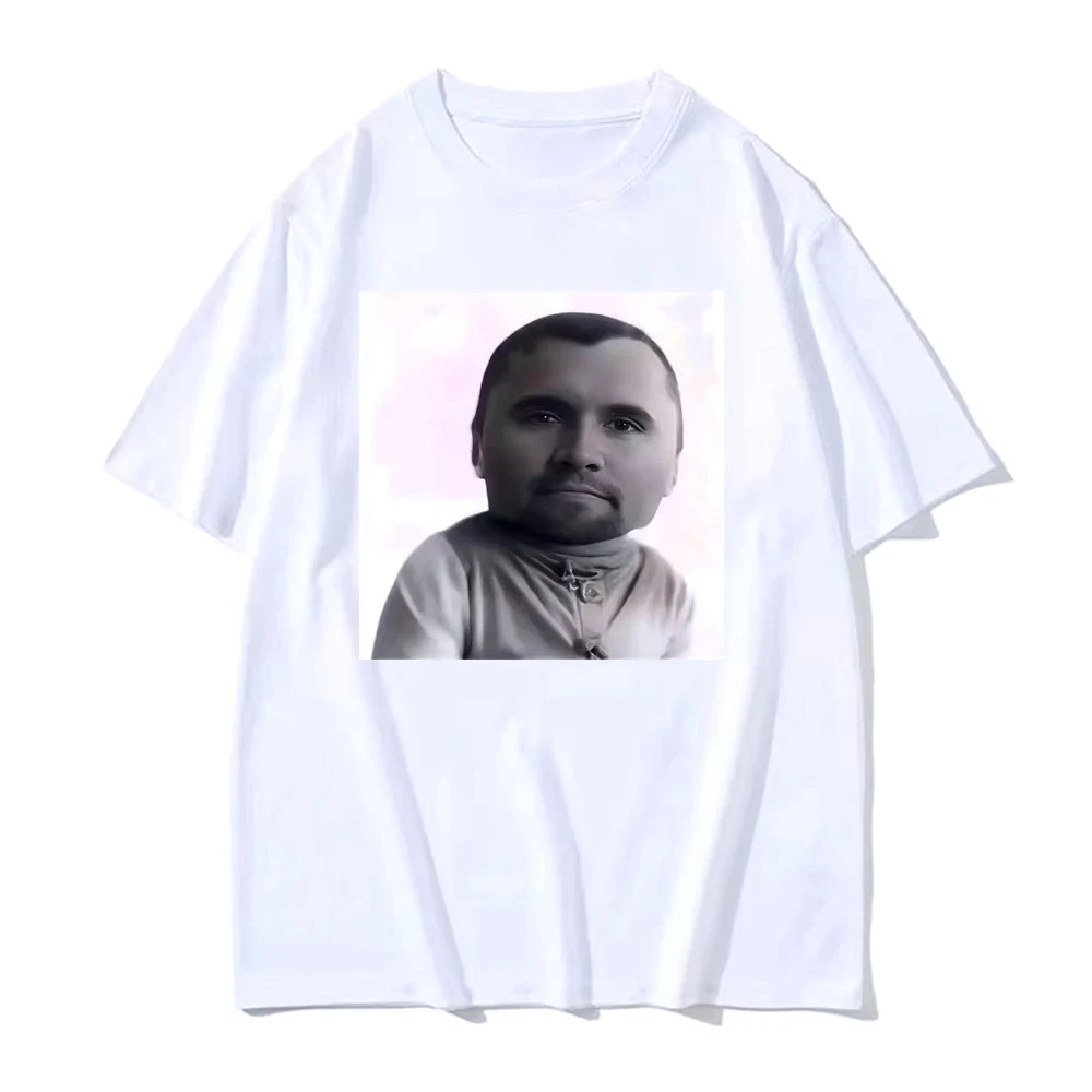 Funny Charlie Kirk Baby Face Meme Printed Women's T-shirt Classic Short Sleeve Men T-shirt Street Harajuku Women's Clothing Tops