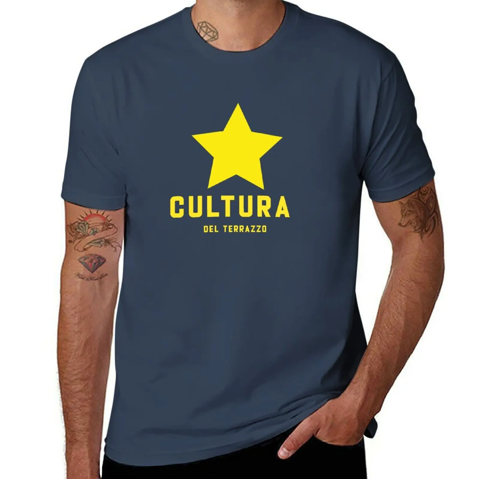 New cultura de terrazzo T-Shirt graphics t shirt funny t shirts man clothes oversized t shirt heavyweight t shirts for men