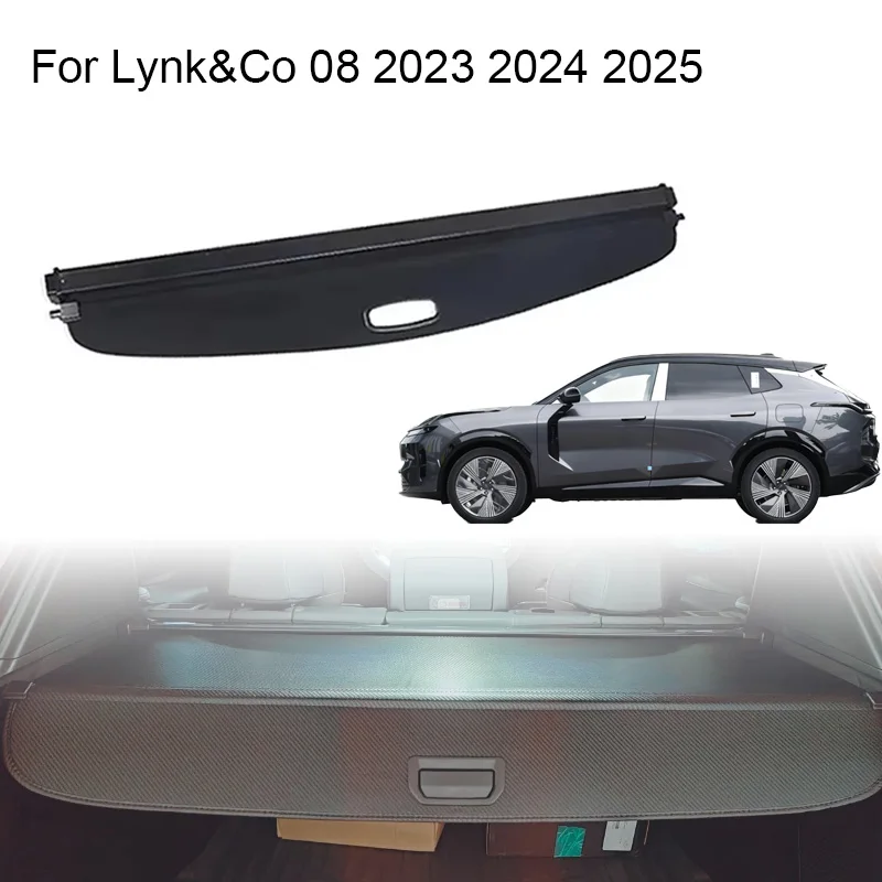 

Trunk Curtain Cover Organizer For Lynk&Co 08 EM-P 2023 2024 2025 Rear Rack Partition Shelter Shield Shade Storage