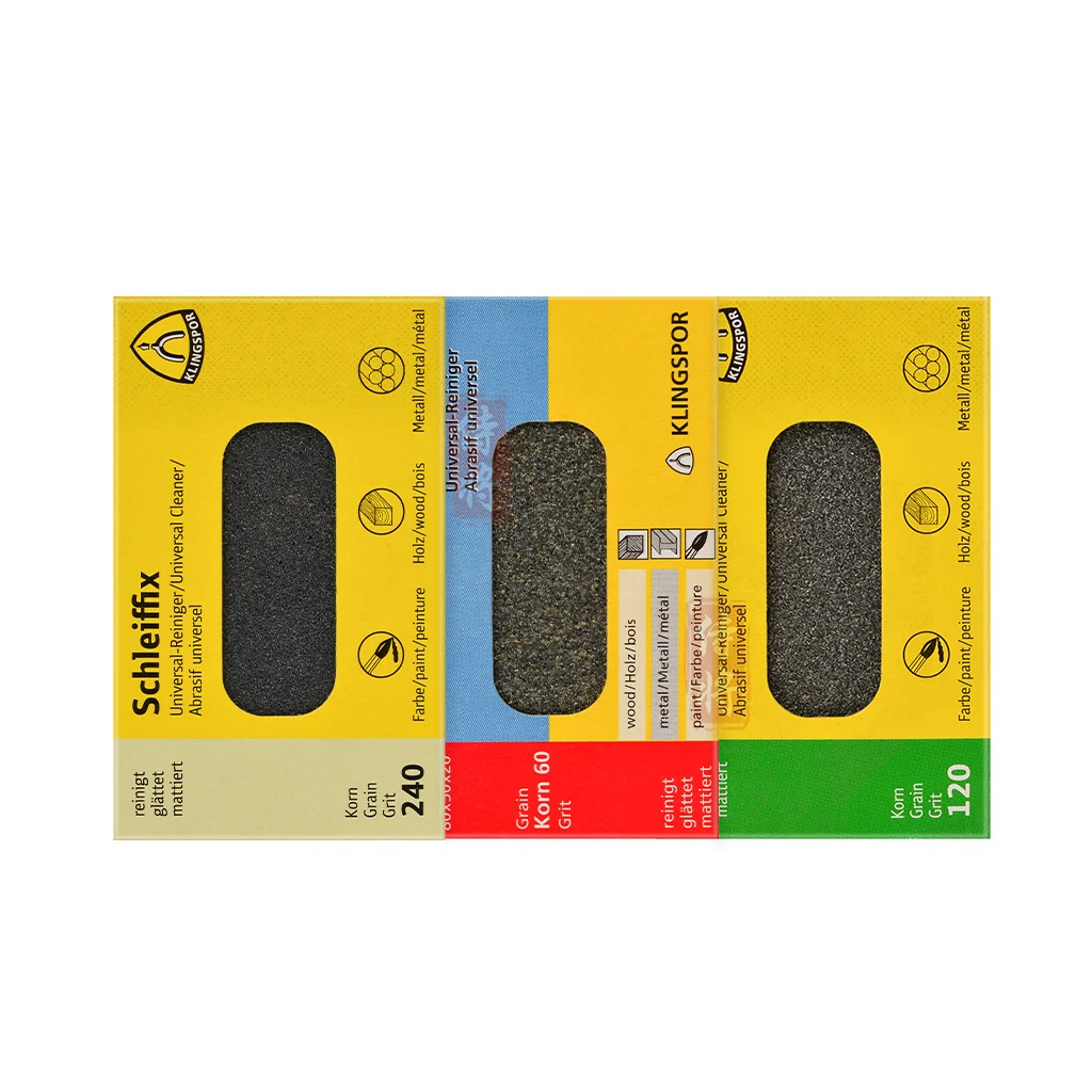 KLINGSPOR Soft Whetstone Rust Remover Eraser Cleaner Flexible Abrasive Hand Block Repair Surface Smooth Jewelry Tool