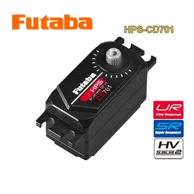 

FUTABA HPS-CD701 Высоковольтный бесщеточный цифровой сервоконтроллер с коротким валом S.SBUS 6-7,4 В для автомобилей с дистанционным управлением 1/10
