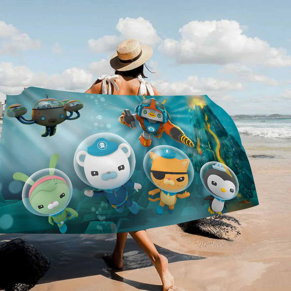 The Octonauts cartoon Towel Microfiber Beach Towel Absorbent Quick dry Soft Yoga Swimming Resort Mountain Climbing Towel