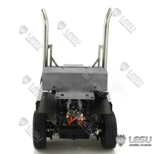1/14 Scale 6*6 LESU RC Metal Chassis Side Light Motor Servo Compatible with Tamiyaya RC Tractor Truck DIY Model