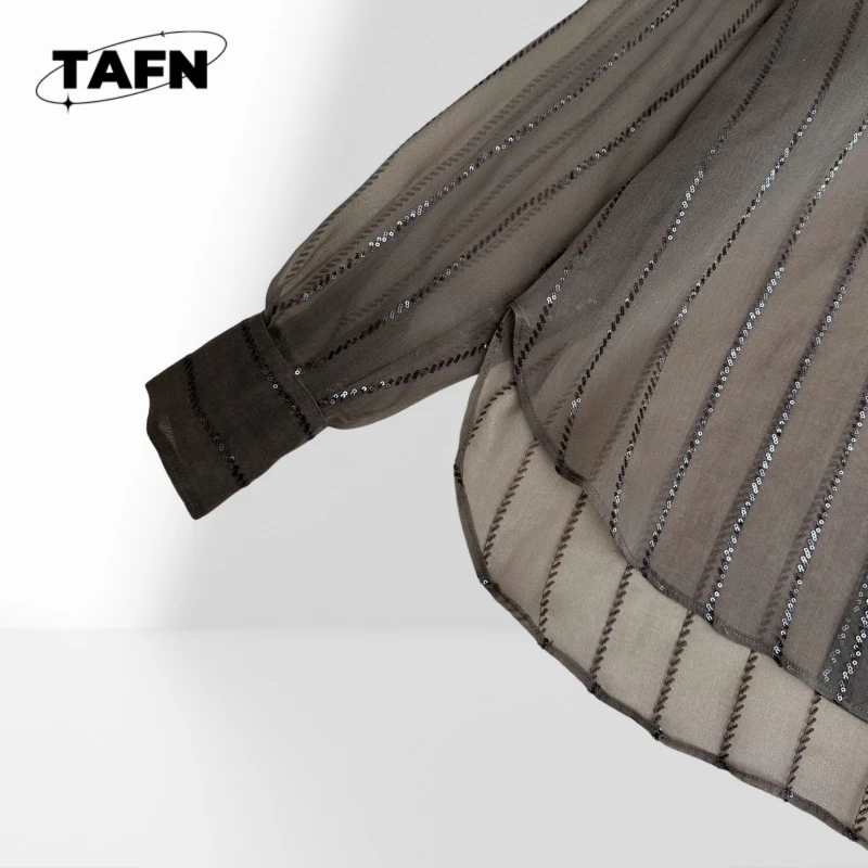 レディース ボタンダウンシャツ カラーブロック カジュアルブラウス レディース リネンシャツ チュニックスタイル カジュアル ルーズブラウス AH1517