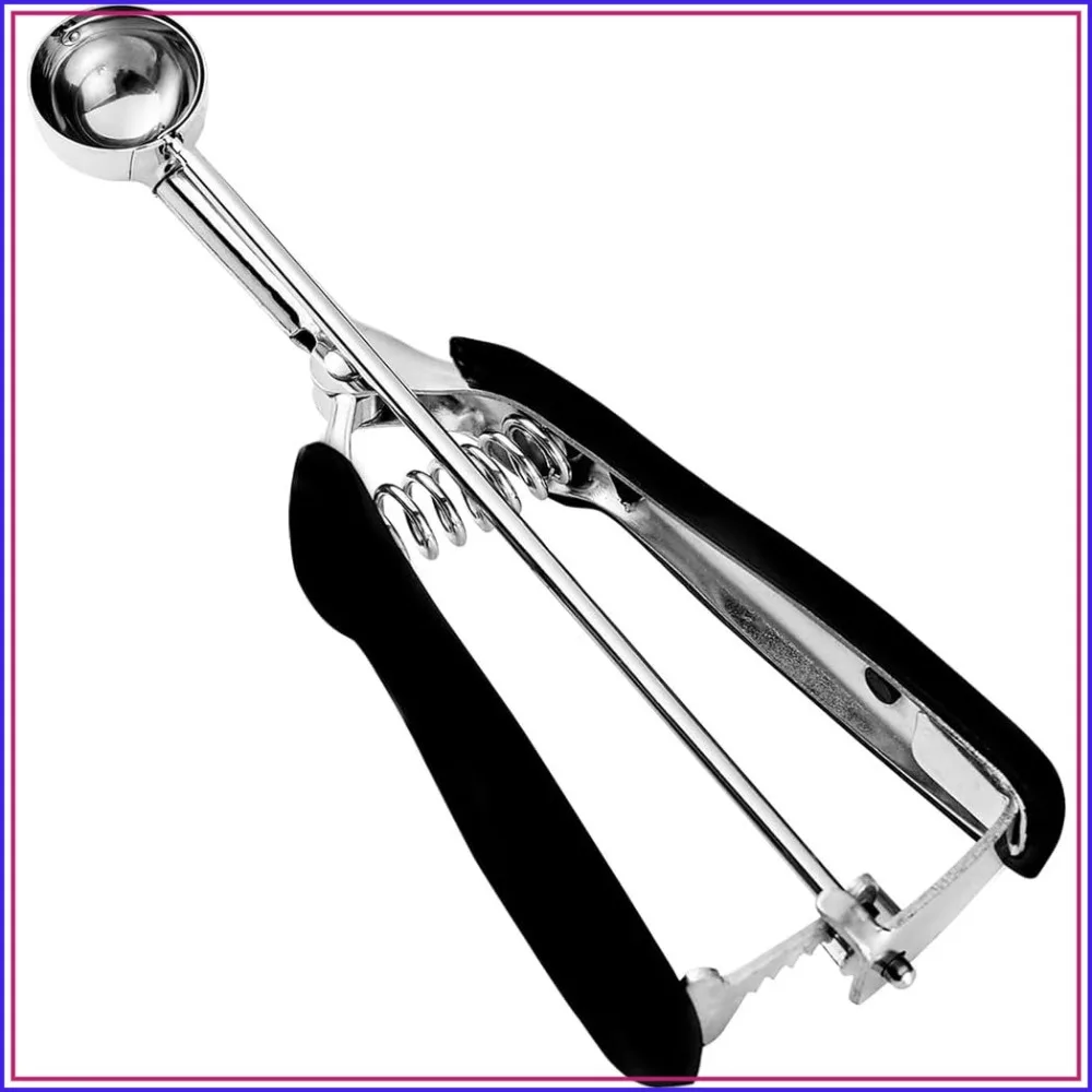 1 Tsp Cookie Scoop, 1 Inch Mini Ice Cream Scoop for Baking, Melon Baller with Soft Grip and Trigger Release — купить у AliExpress WW