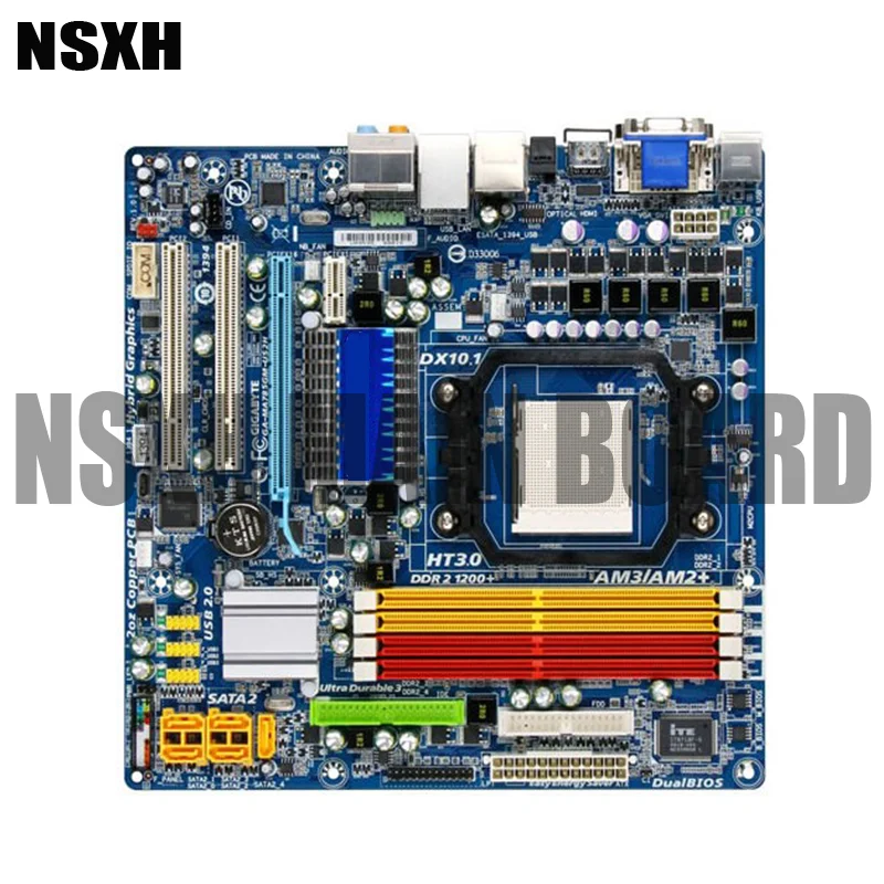 

For GA-MA78GM-US2H Motherboard 780G Socket AM2 AM2+AM3 DDR2 Micro ATX Mainboard 100% Tested OK Fully Work