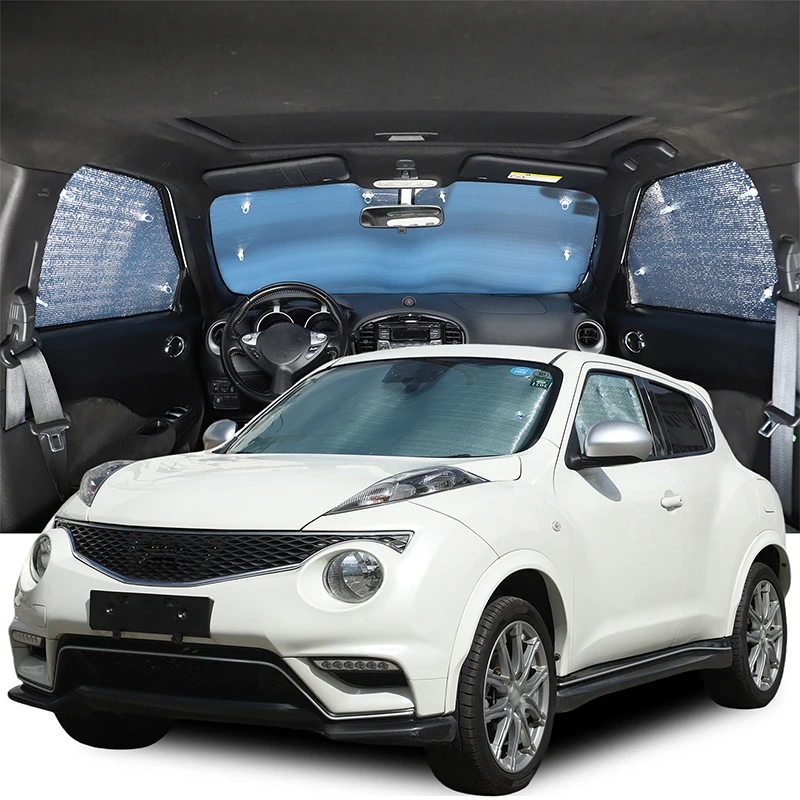 

For Nissan juke For Infiniti ESQ 2011-2019 Aluminum foil silver car full window glass UV sunshade Car decoration accessories