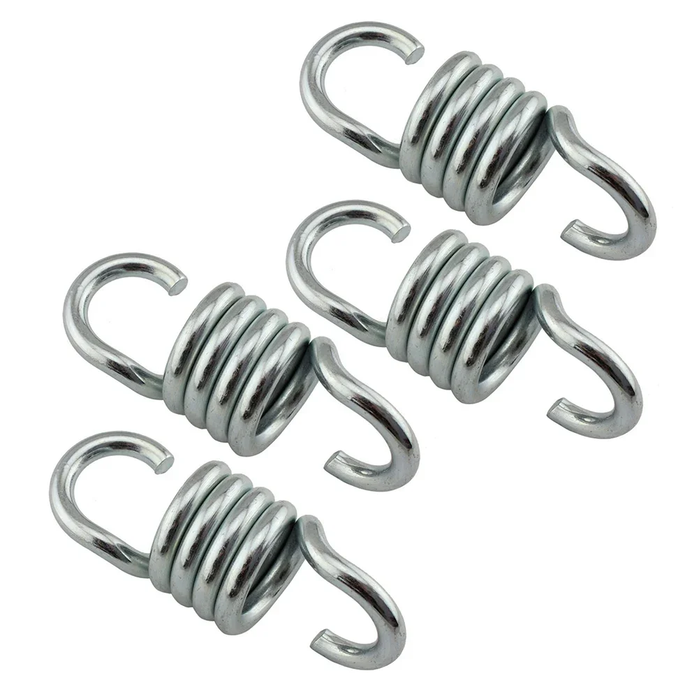 2pcs 7mm Steel Porch Swing Springs Hangers Heavy Duty Chair Suspension Ceiling Mount Garden Outdoor Living Furniture Porch Swing