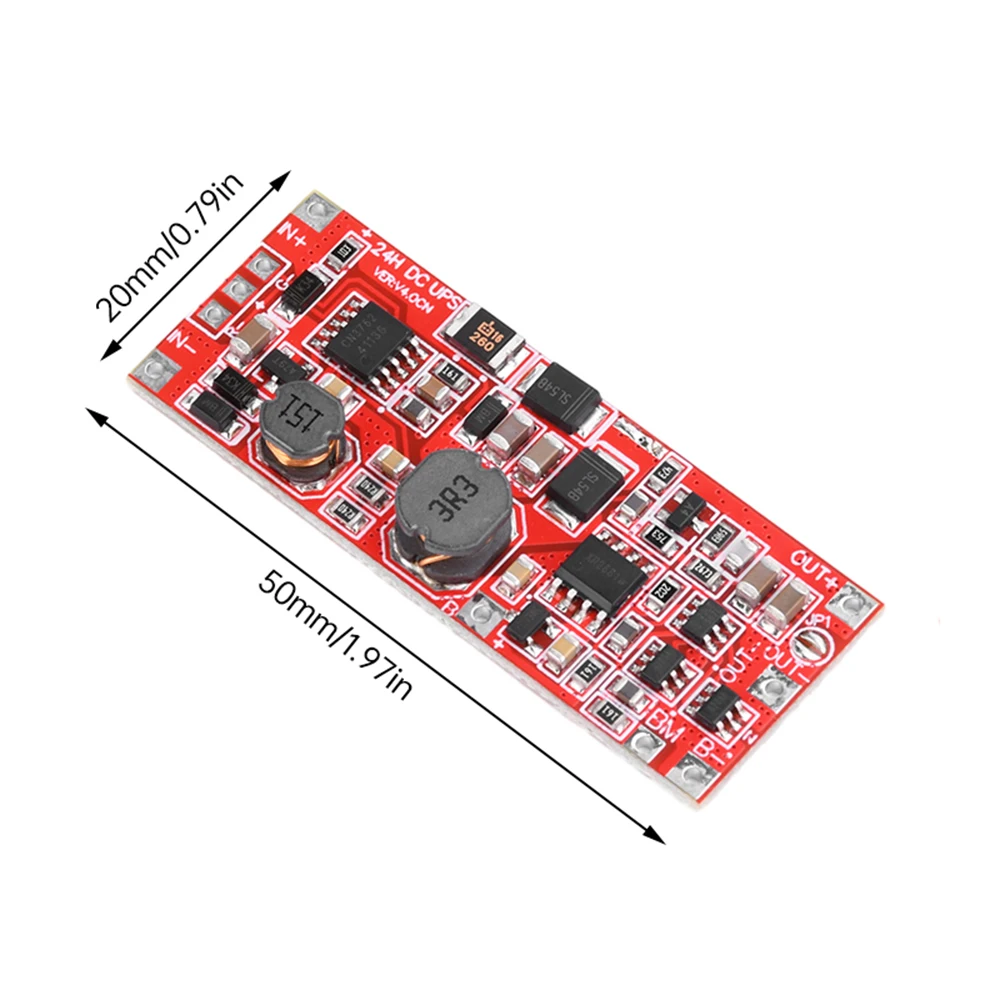 DC 12V/15V 18W 0.5A 24W 1A 2S UPS Power Supply Module Uninterruptible Power Supply Control Motherboard Support For Charge Boost