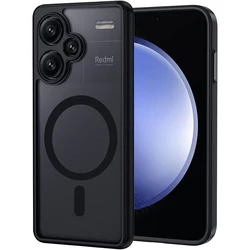Case for Magsafe Magnetic Wireless Charge Matte Soft Bumper Hard Plastic Cover for Xiaomi Redmi Note 13 Pro Plus