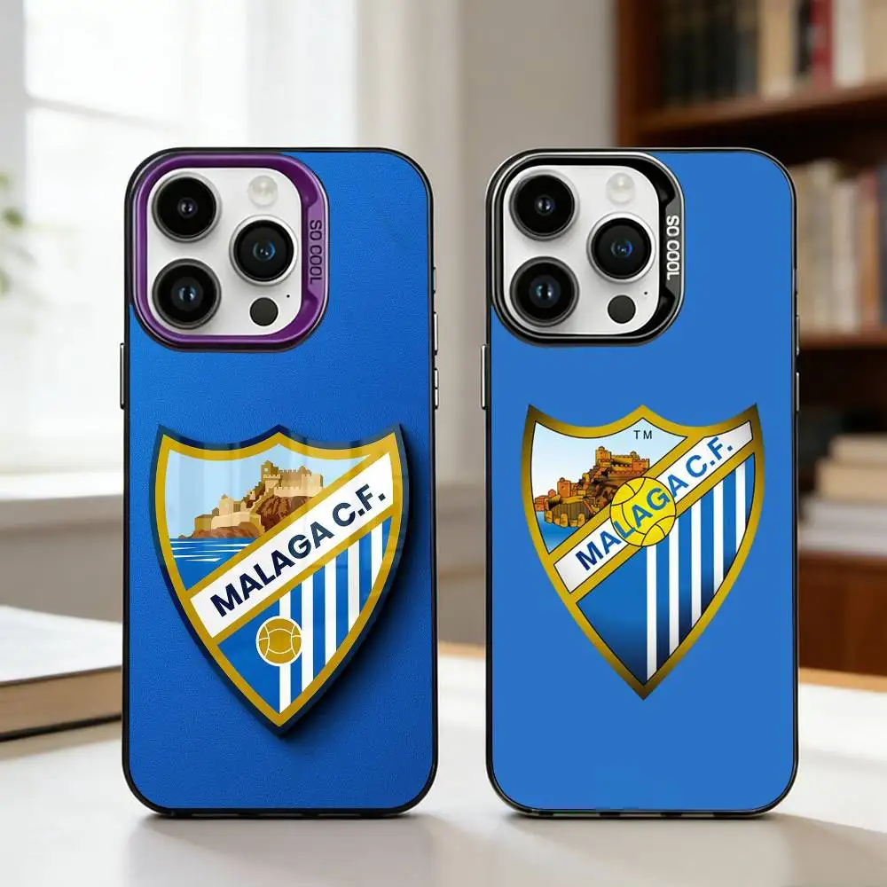 COOL M-Malaga C-CF Phone Case For iPhone17 16 15 14 13 12 Pro Max Grey Black Matte Laser Metallic Aurora Funda