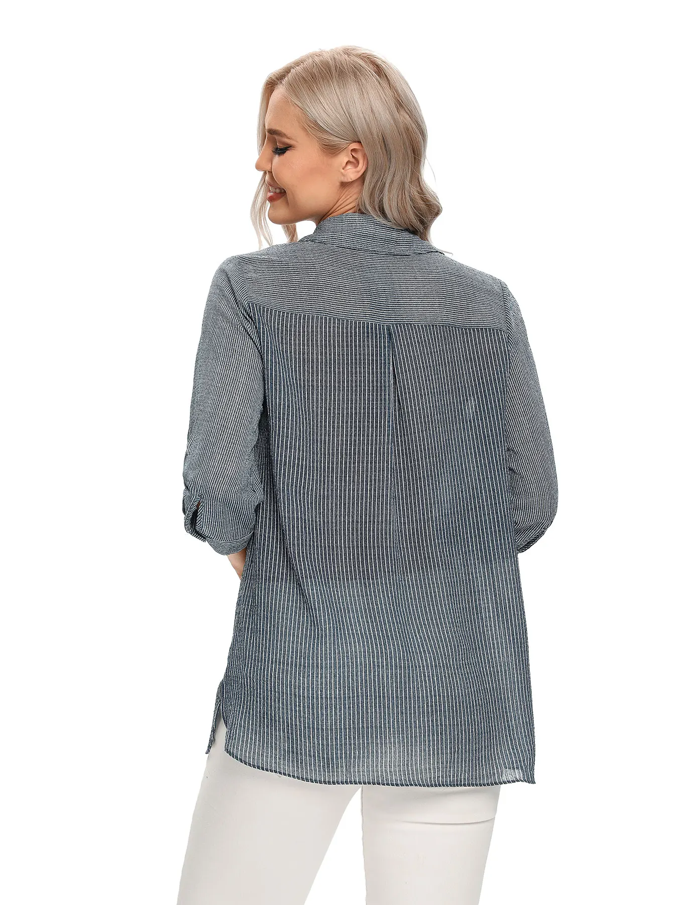 قميص كاجوال نسائي منسوج للربيع والصيف #2