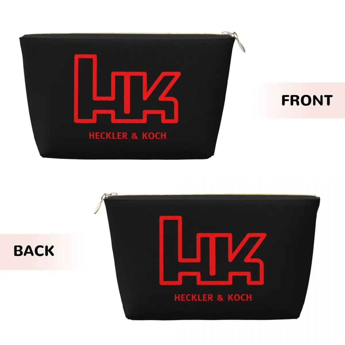 Custom Heckler And Koch Makeup Bag Women Travel Cosmetic Organizer Cute Storage Toiletry Bags