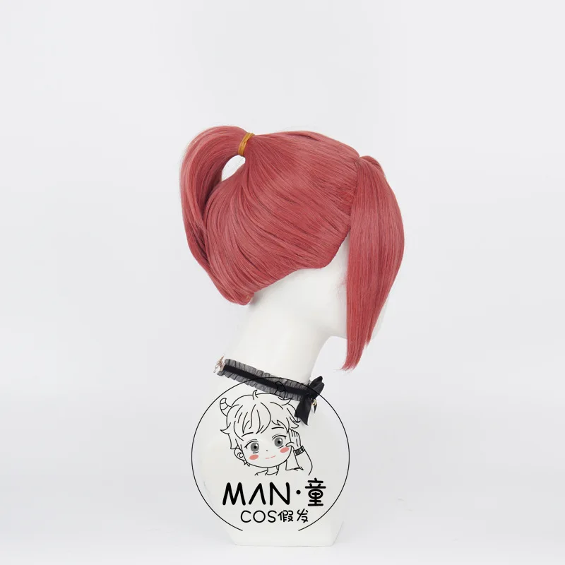 باروكة كوسبلاي Hanako-kou Mitsuba Sousuke المرتبطة بالمرحاض، هدية متكاملة لفروة الرأس على شكل ذيل حصان