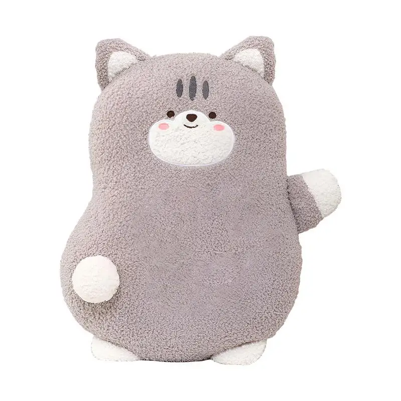 Cat Plush Toy Stuffed Cat for Kids 45cm Cat Plush Plush Figure Toys Fluffy Cat Toy for Sofa Bedroom Car Decor