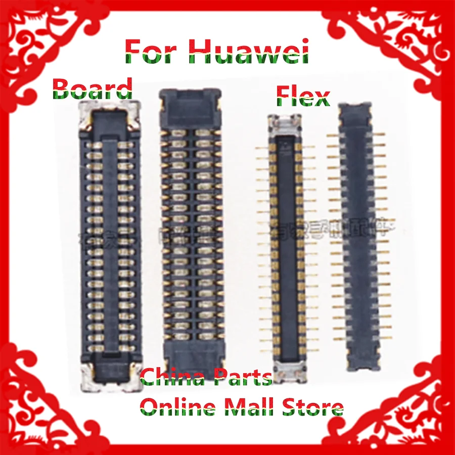 

For Huawei Nova5pro LCD screen On Board Flex Cable display button motherboard end plug