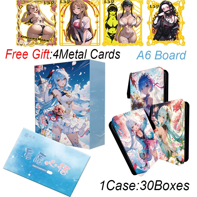 Wholesale Star Wish Heart Language A6 Board Collection Fragrance Card Waifu Cards ACG Girls Booster Box Hobbies Gifts