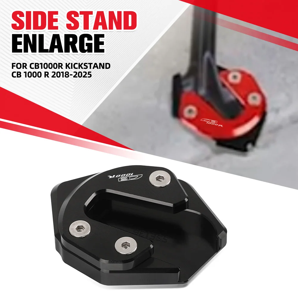 

For HONDA CB1000R Kickstand CB 1000 R 2018 2019 2020 2021 2022 2023 2024 2025 Motorcycle Side Stand Extension Pad Support Plate
