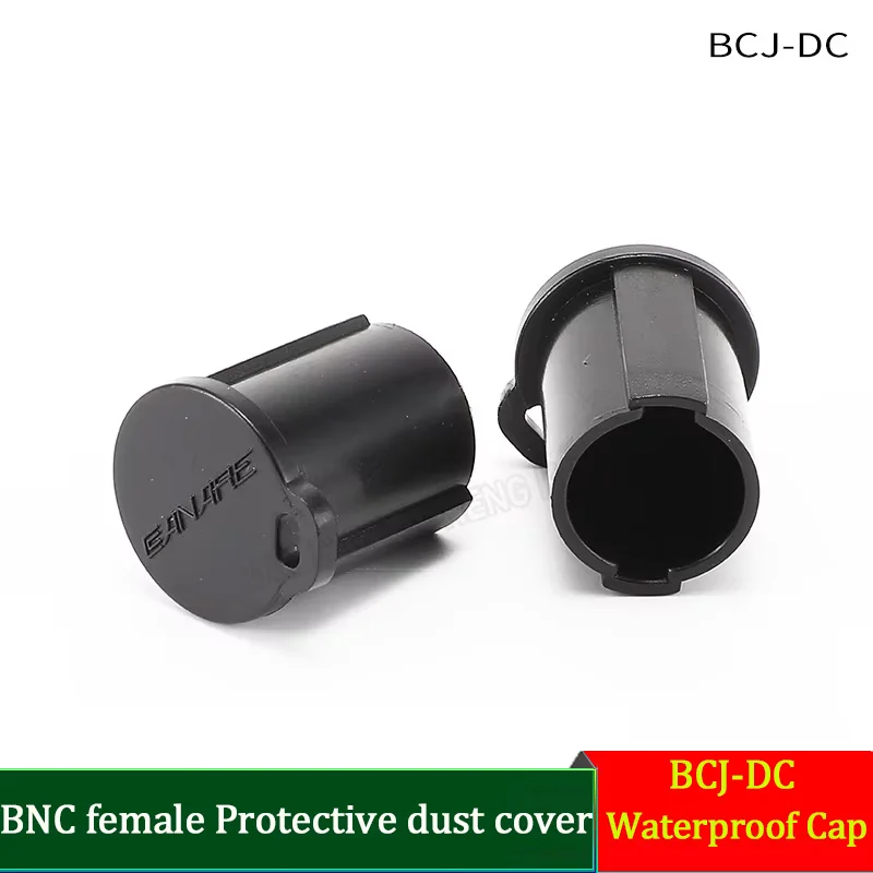 BNC Waterproof Dust Cap Female Plug Cover Q9 Waterproof Cap BCJ-DC Protector 2-100Pcs for BCJ-JRUD Panel Mounting