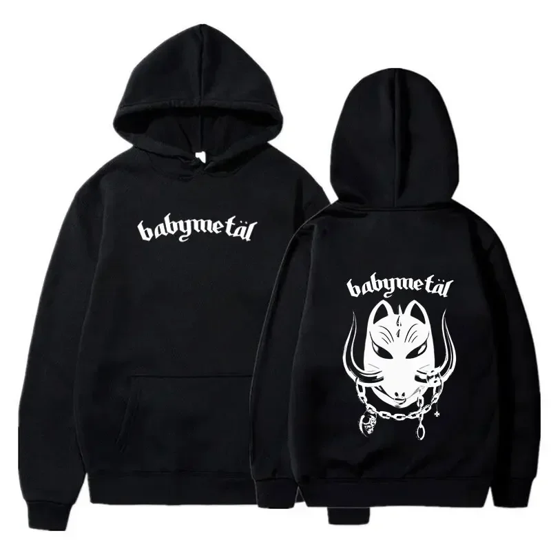 BABYMETAL Band Hooded Pullover 2023 Cool Japan Rock Band Men's and Women Gift Hoody Leisure Street  Fashion Harajuku Tops