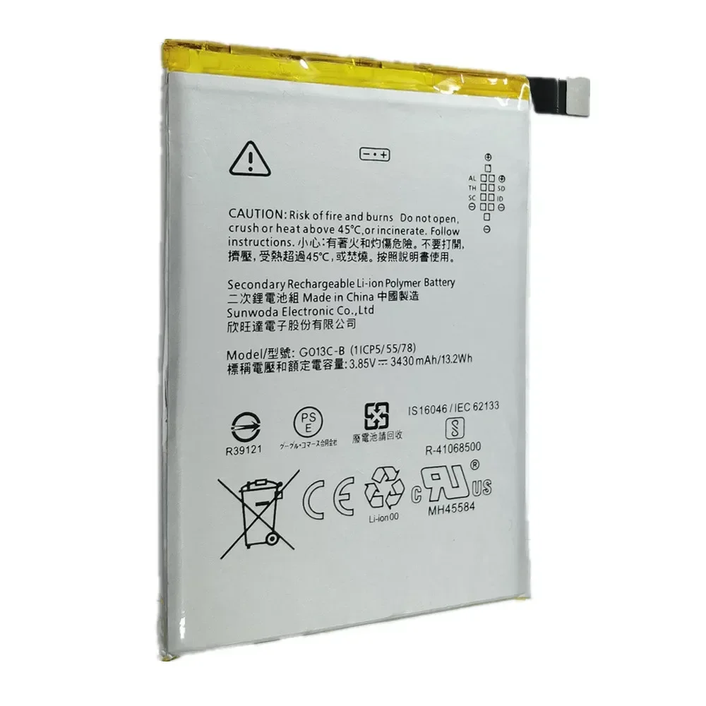 3430mAh Original Battery G013C-B For HTC Google Pixel 3 XL 3XL Pixel3XL Smart Mobile Phone Replacement Battery Batteria