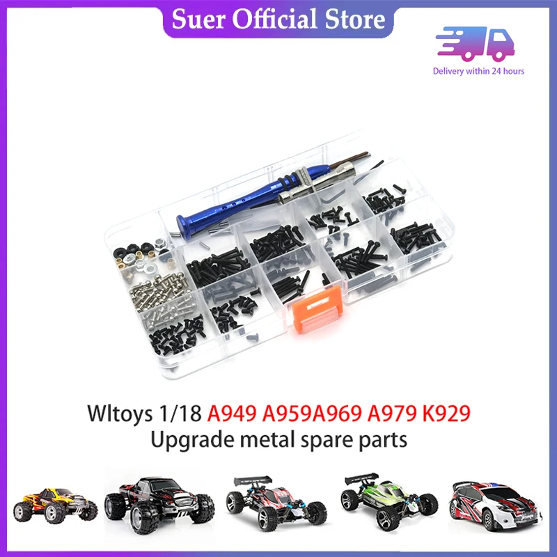 WLtoys184011 A949 A959 A969 A979 K929 Remote Control Car Screw Tool Box Summary