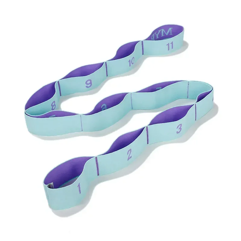 Mehrstufiges Yoga-Stretchband für lateinamerikanischen Tanz, Stretchband, korrekte Haltung, 11 Gitter, elastisches Band, digitales Band, Pose-Band – Detail 5
