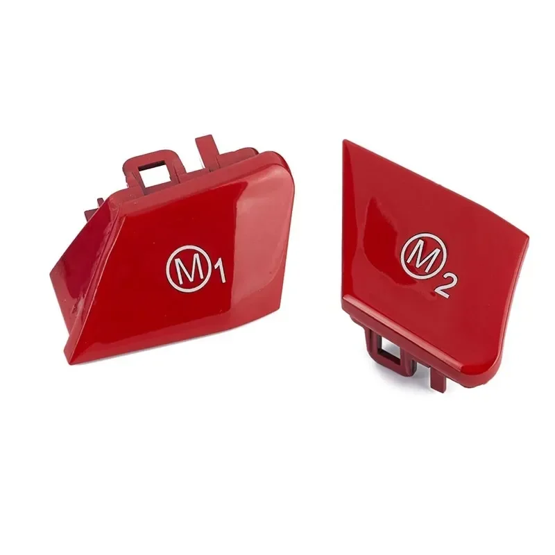 

2 Pcs Car Steering Wheel M1 M2 Mode Button Switch Cover For BMW M3 M4 M5 M6 X5M X6M F80 F82 F83 F10 F06 F15 F16