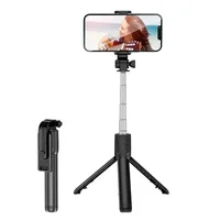 360 Rotation Selfie Stick Tripod Toneof Multi Mode Retractable Camera Pole Mini Cell Phone Selfie Artifact Material