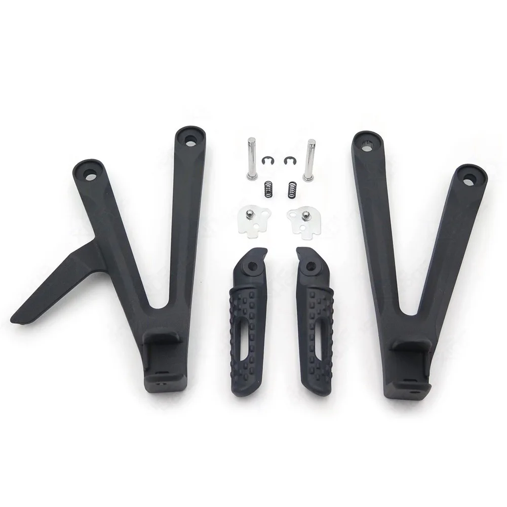 

Для 2005 2006, Honda CBR600RR F5 cbr 600rr мотоцикла, подставка для ног заднего пассажира, колышки, комплект кронштейнов для педалей, черный/серебристый