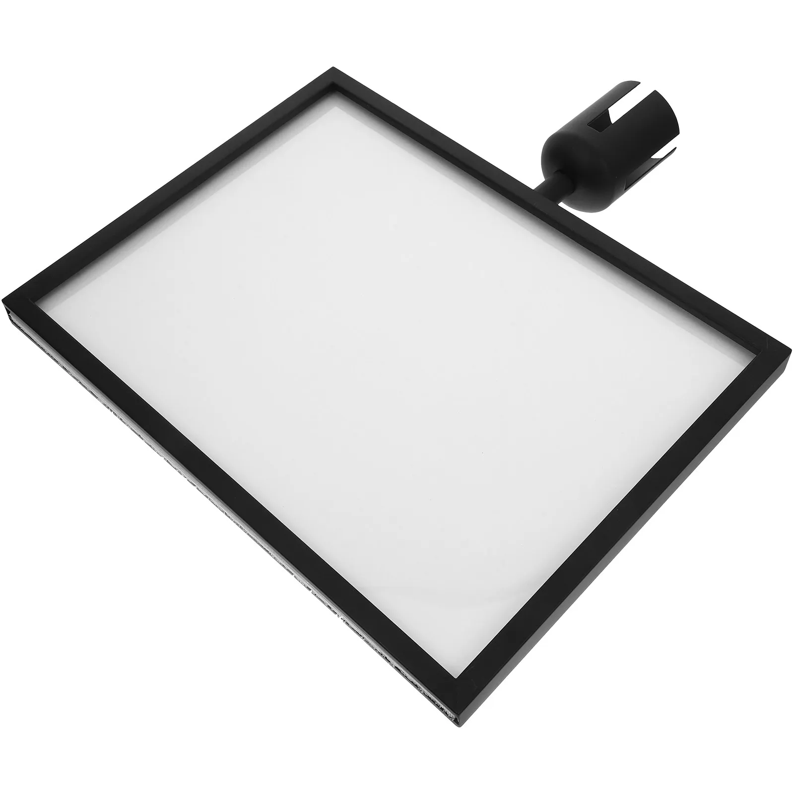 Stanchion Sign Holder Vertical Portrait Frame Queue Barrier Sign Display for Retractable Belt Commercial Event Crowd Control