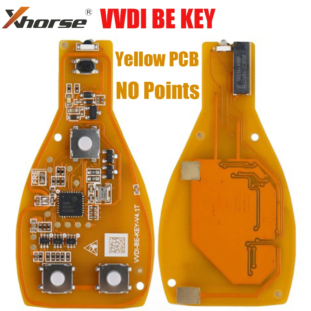 Xhorse 3/4 botones VVDI BE Key Pro V4.1 PCB Chip de llave remota de coche versión mejorada inteligente 315MHz/433MHz