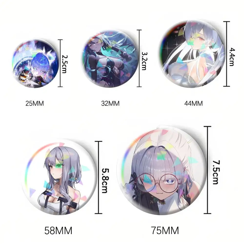 Goddess of Victory Game Doro  75mm 44mm 25mm Brooch Backpack Hat Pins Accessories Toys Badge