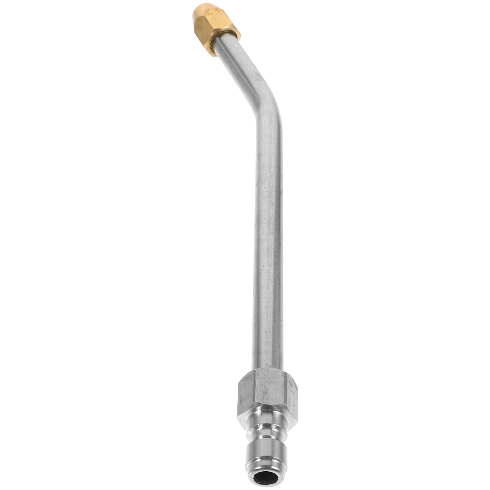 

30° Angled Pressure Wand Extension High-Strength Metal Car Rod Durable Rust-Resistant Quick Connector Easy Attach Detach
