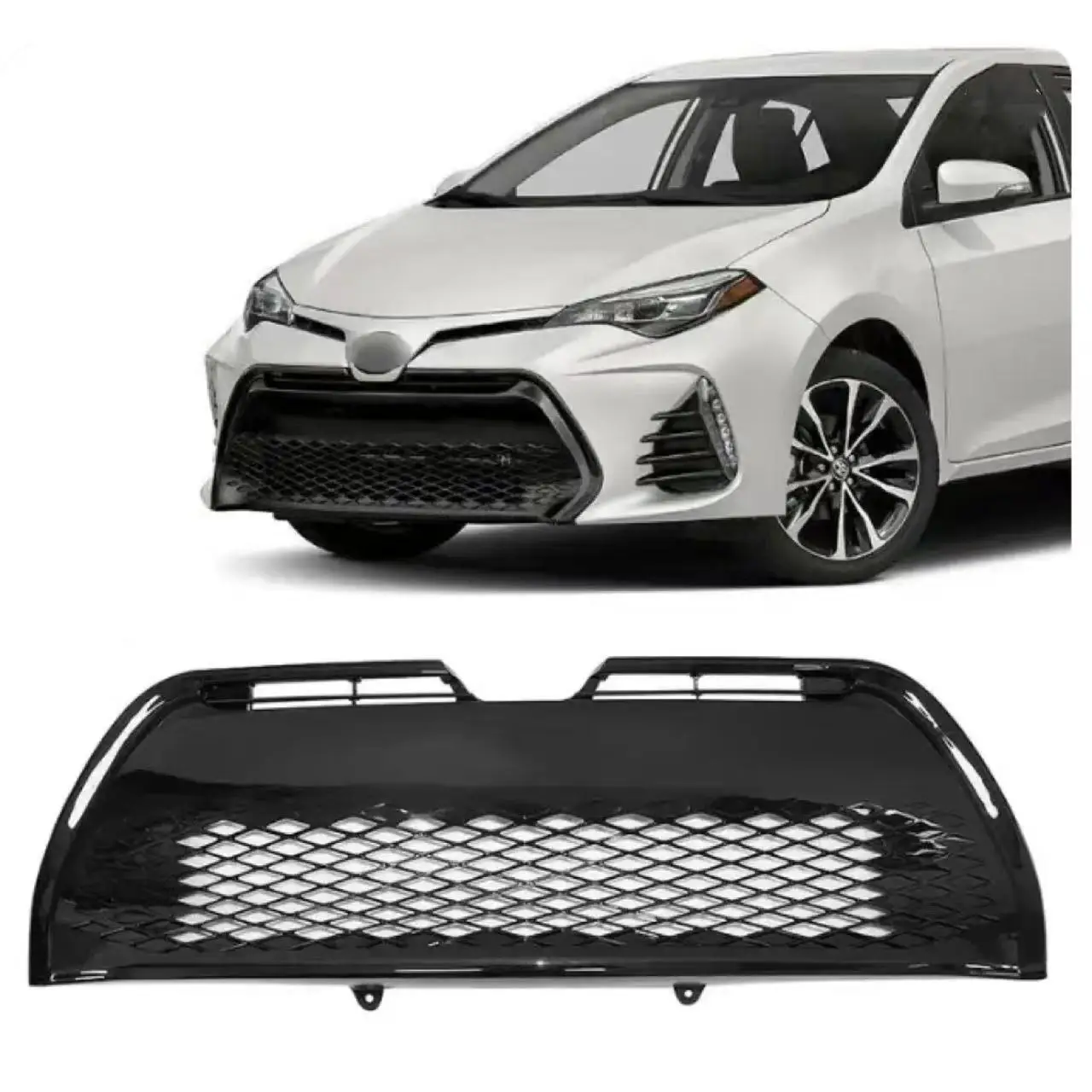 

Car auto parts front bumper grille for toyota corolla SE XSE 2017-2019 bumper grille USA version