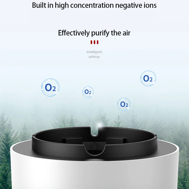 Ashtray Air Purifier Intelligent Passive Smoking Removal Smoking Smoke Smell Multi Filtration Indoor Living Room Office