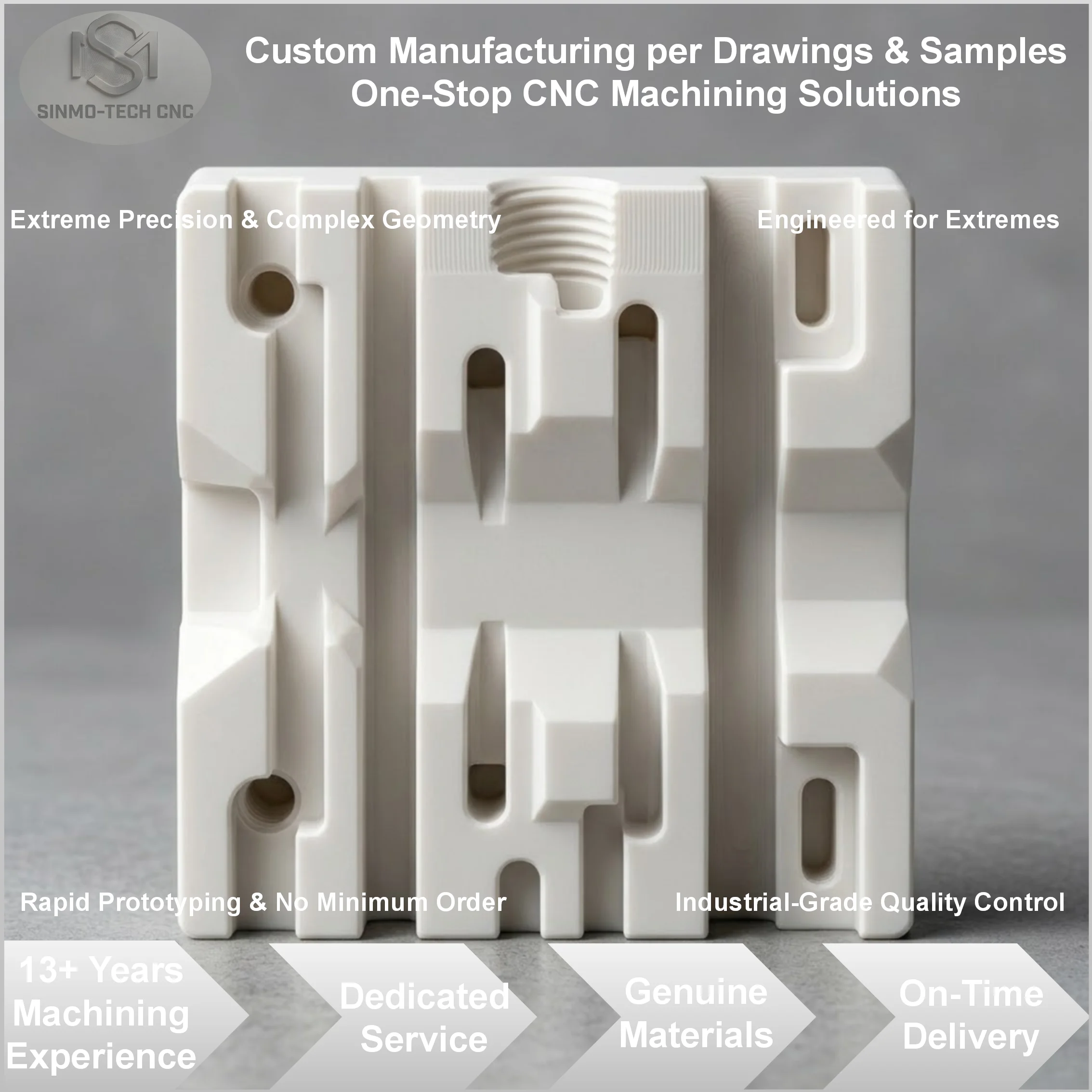 High Toughness Zirconia Ceramic CNC Machining, Precision Piston Bushing, Wear Resistant Biomedical & Industrial Ceramic