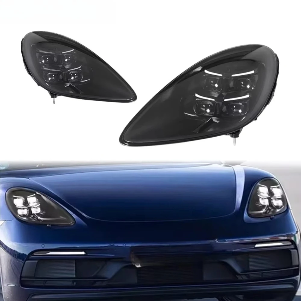 suitable for 718 model headlights 2016-2024 LED upgraded headlights, high-quality hot-selling plug-and-play DRL lights