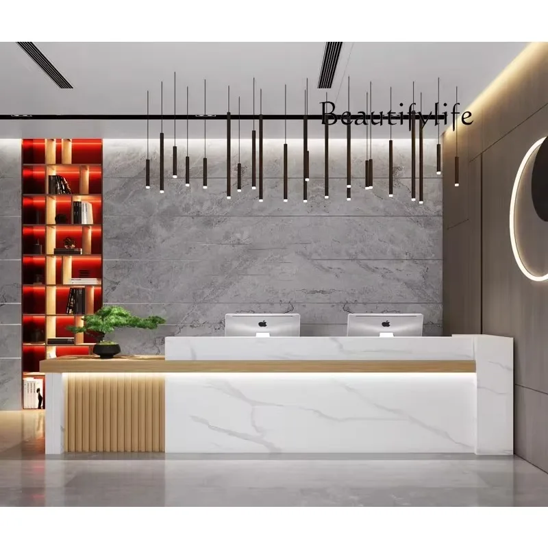 BJ Kawaii Accessories Hyundai Company Reception Front Desk Beauty Salon Training Institution Paint Cashier Commercial