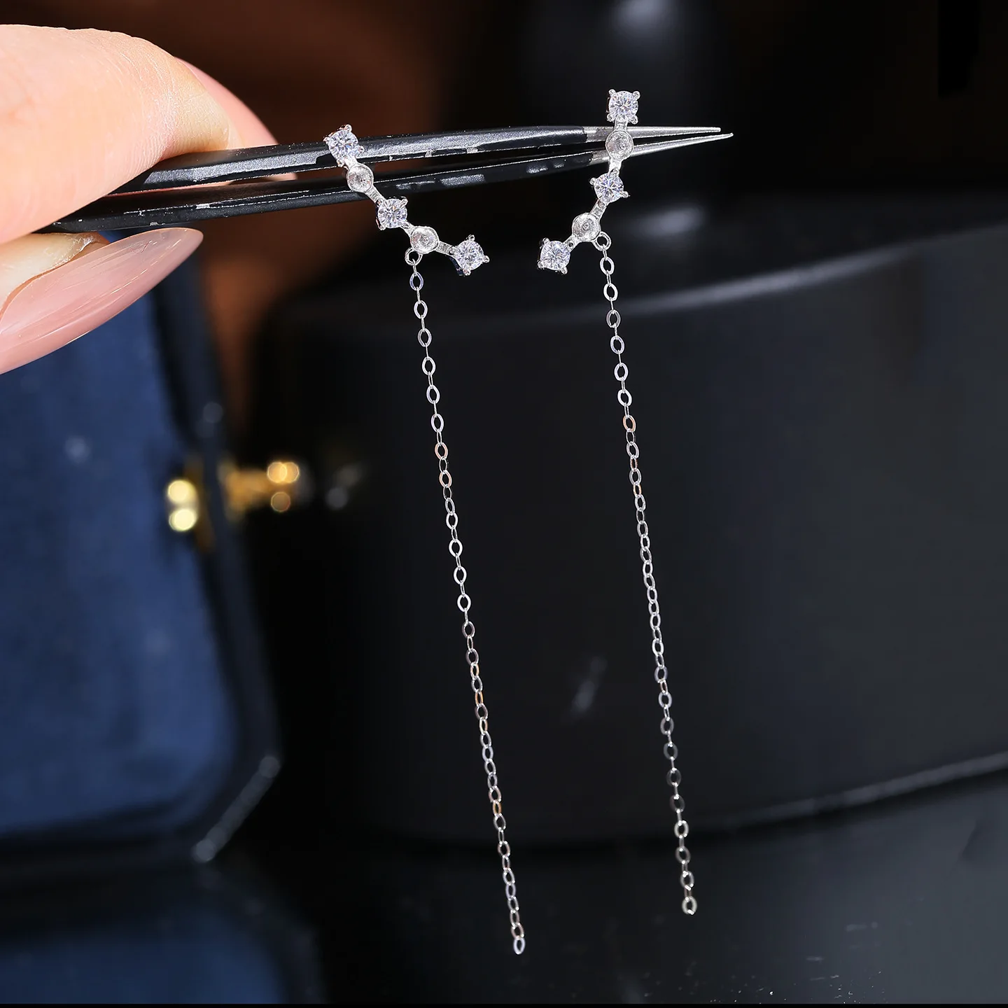 S925 Sterling Silver Earrings Base Findings Mountings Jewelry Mounts Fittings Accessories for 3-4mm Pearls 3 pairs/lot