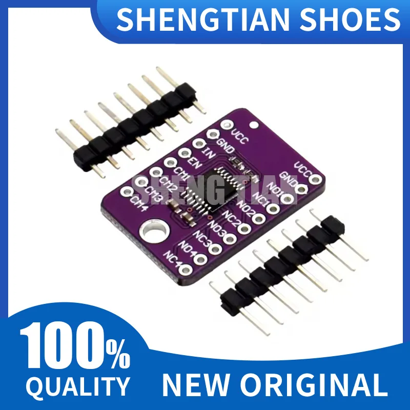 MCU-5018 TS3A5018 4-Channel SPDT Analog Switch, 10Ω Low RON, High-Speed CMOS Switch for Signal Routing Multiplexer