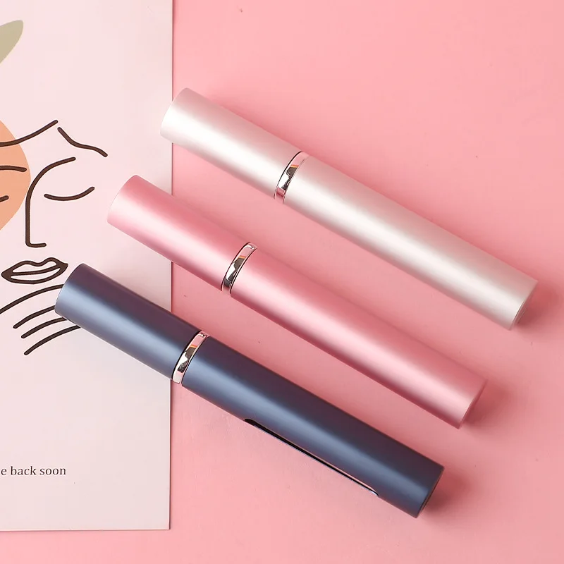 1pc 5ml bottiglia di profumo portatile Mini spruzzatore di metallo riutilizzabile alluminio vuoto vetro atomizzatore viaggi donne contenitori cosmetici