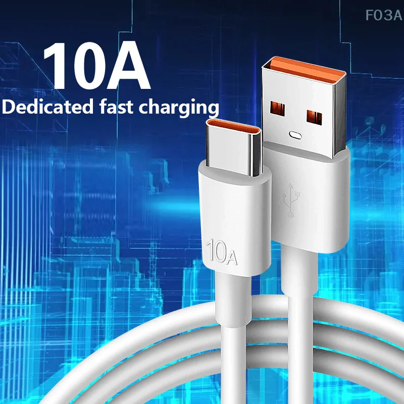 120W 10A USB Type C USB CableFast Charing Line Quick Charge USB C Cables Data Cord 1/1.5/2M