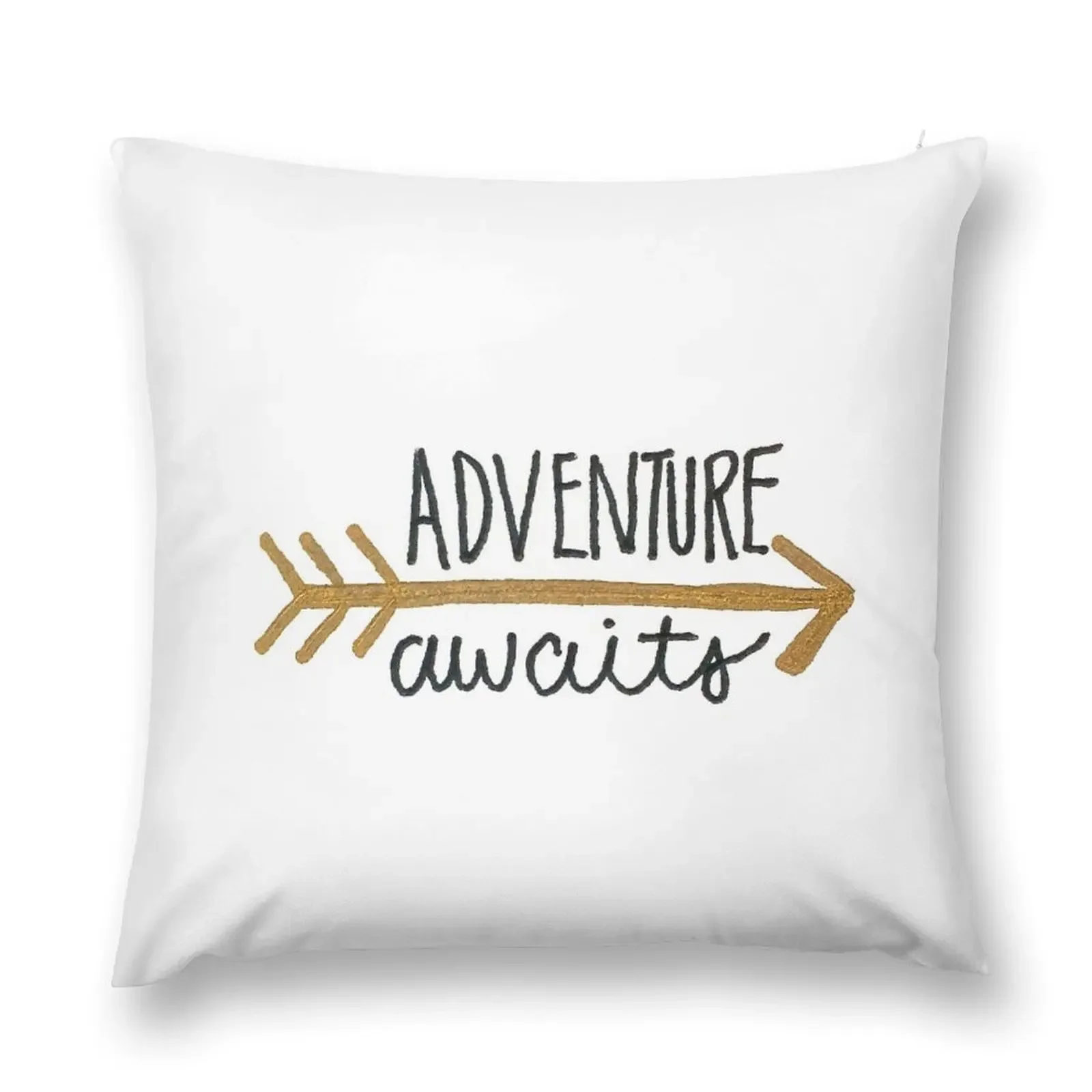 Adventure Awaits Arrow Throw Pillow Christmas Covers For Cushions pillows decor home luxury sofa pillows anime girl pillow